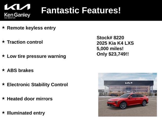 2025 Kia K4 LXS