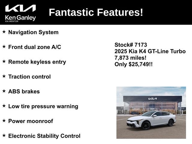 2025 Kia K4 GT-Line Turbo