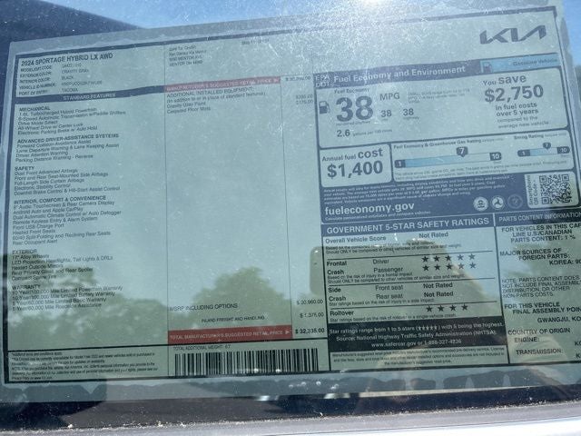 2024 Kia Sportage Hybrid LX