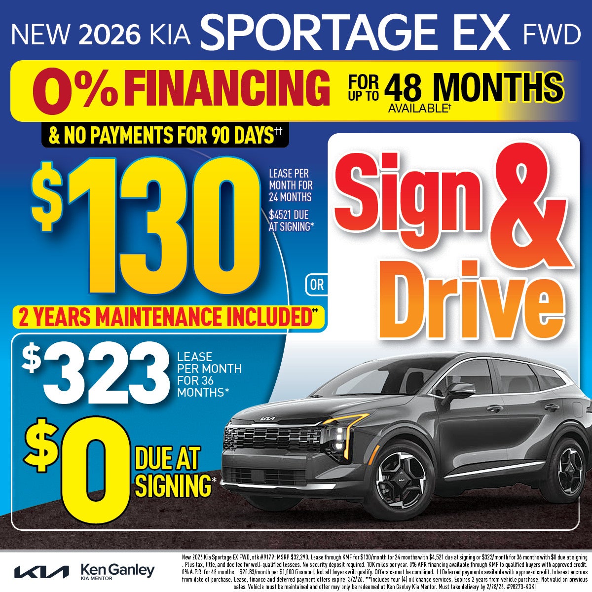 New 2026 Kia Sportage EX FWD