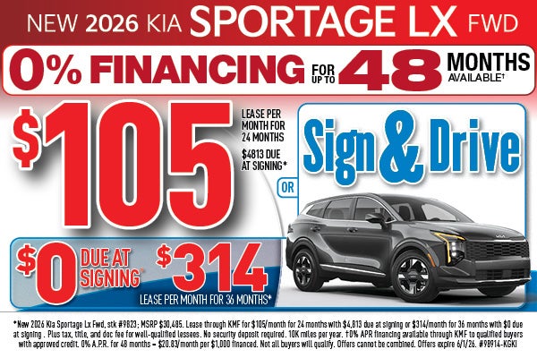 New 2026 Kia Sportage LX FWD
