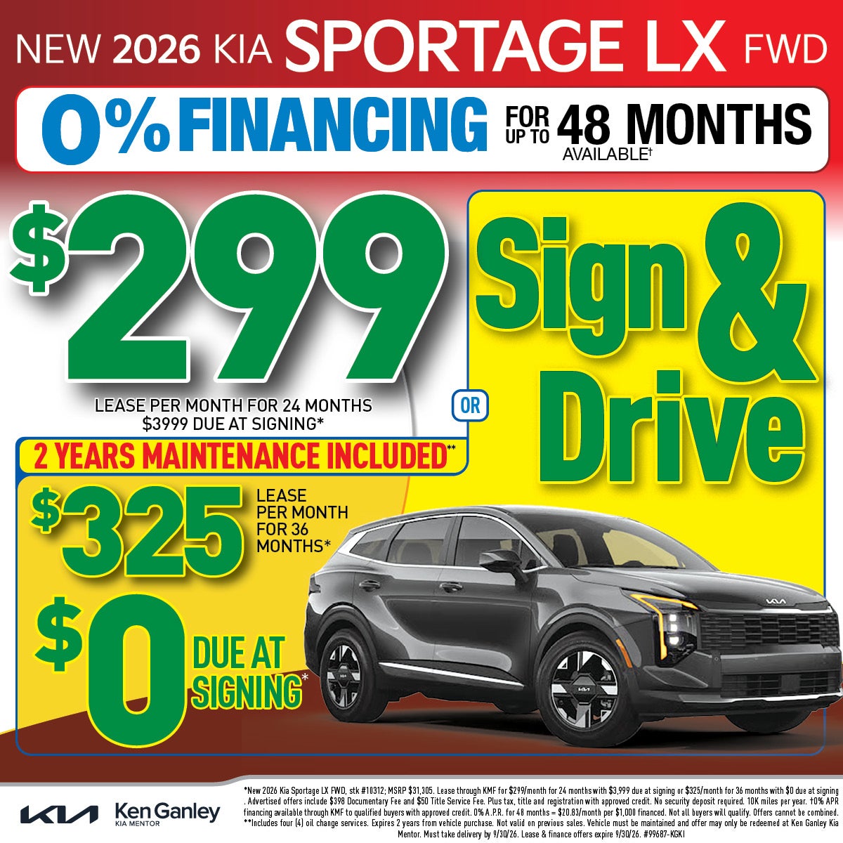 New 2026 Kia Sportage LX FWD