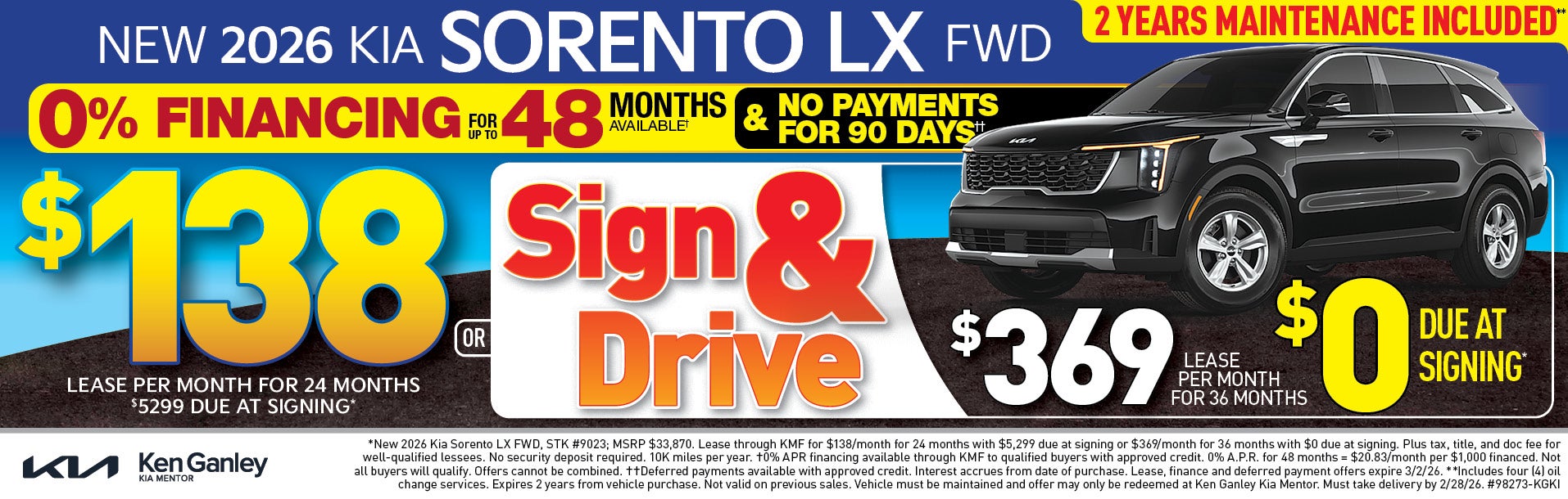 Sorento Lease