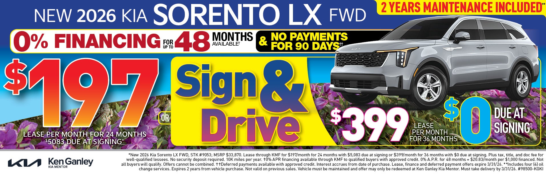 Sorento Lease