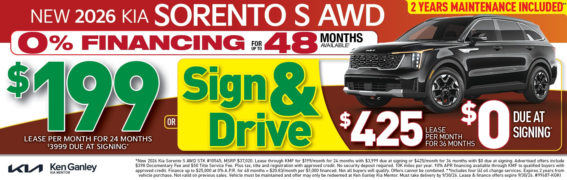 Sorento Lease