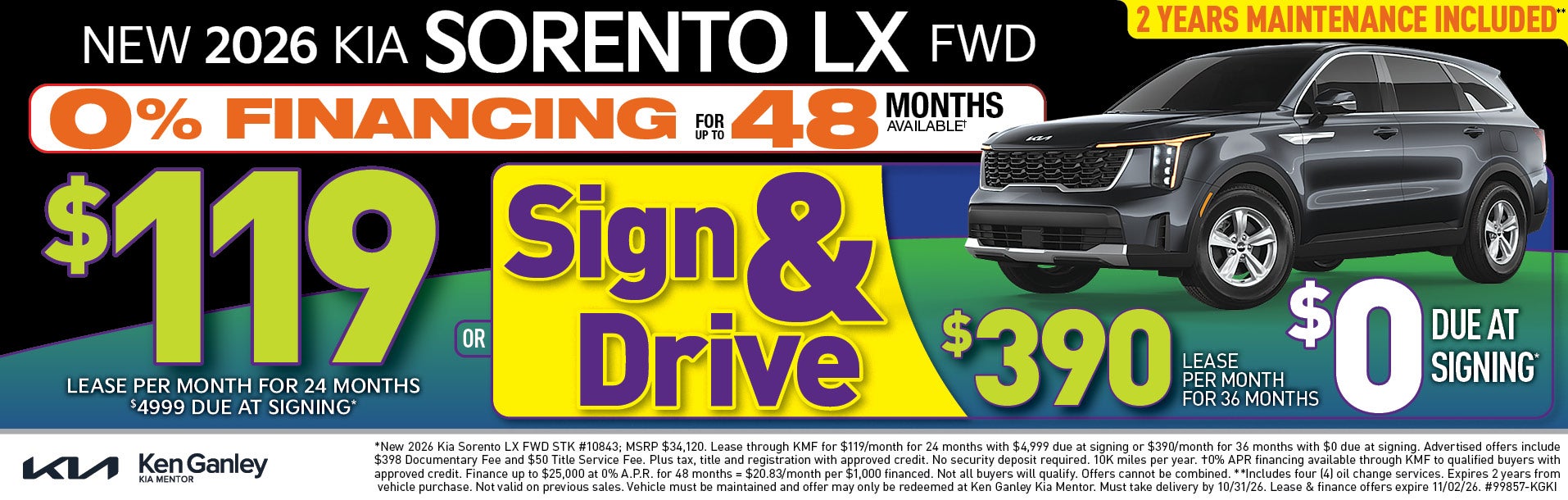 Sorento Lease